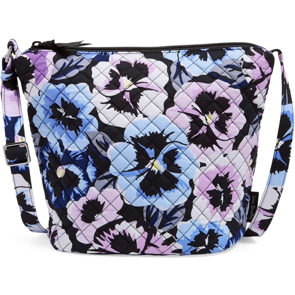 Vera Bradley Cotton Crossbody Bucket Purse